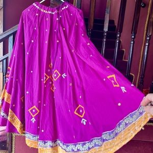 One-of-a-kind vintage Rajasthani (Indian) tribal skirt. A collector’s item!